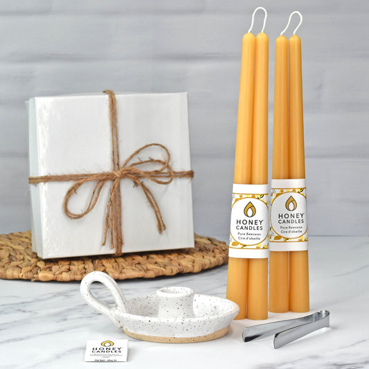 Eek Pottery X Honey Candles Chamberstick Gift Set