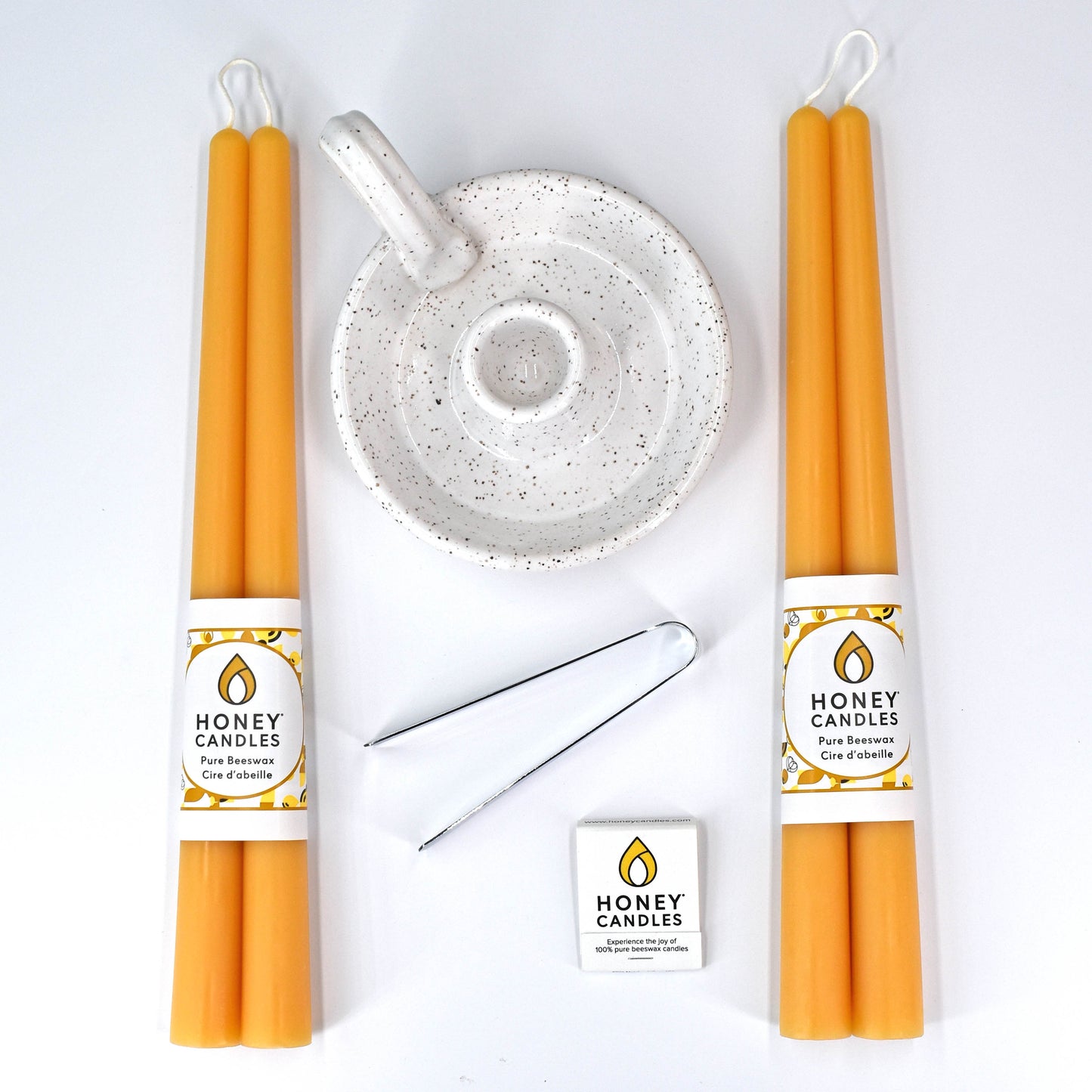 Eek Pottery X Honey Candles Chamberstick Gift Set