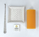 EEK Pottery x Honey Candles Honeycomb Pillar Gift Set